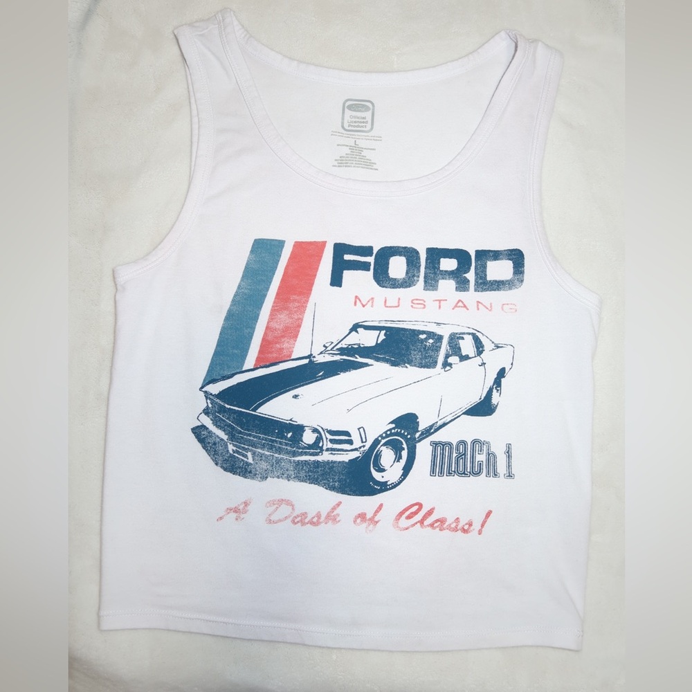 White ford tanktop